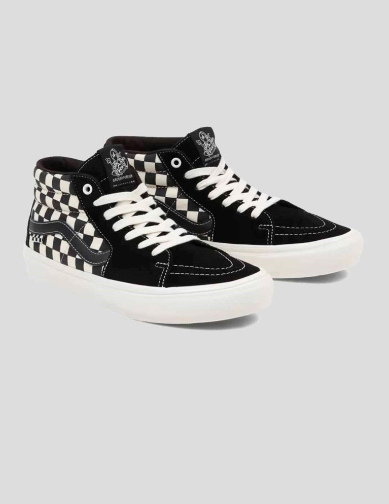 Zapatillas skate VANS skate grosso mid black